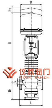 電動三通合流調節閥