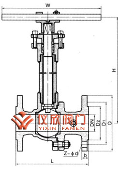 DQ41F/H低溫球閥,結構圖