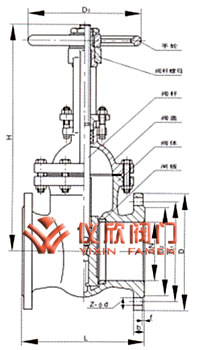 Z41鑄鐵明桿閘閥